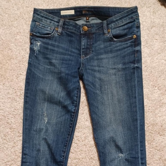 KUT FROM THE KLOTH 'Catherine' Mid-Rise Distressed Boyfriend Jeans - Picture 2 of 11